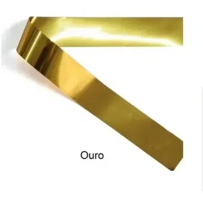 Cordão Metaloide Ouro 10m