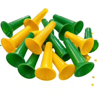 Corneta Verde e Amarelo Capri 25un