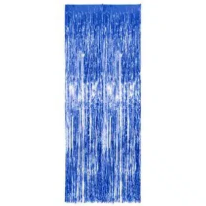 Cortina Metaloide Azul Escuro 1x2m