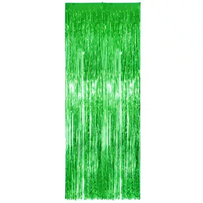 Cortina Metaloide Verde Escuro 1x2m