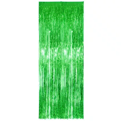 Cortina Metaloide Verde Escuro 1x2 m Partiu Festa