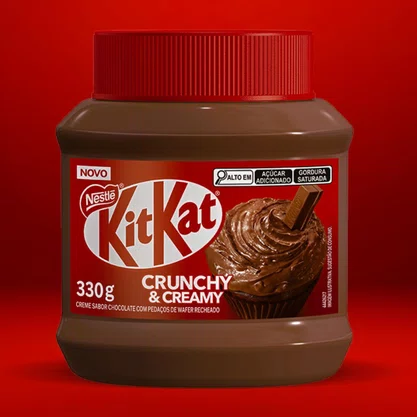 Creme Kit Kat Chocolate com Wafer Recheado 330g Nestle