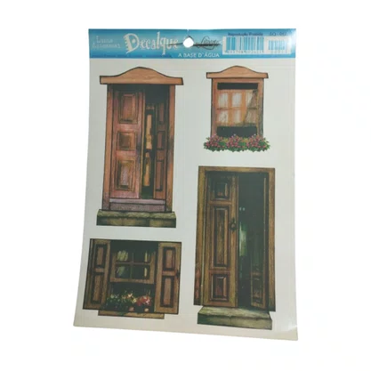 Decoupage A Base De Água Sortido Unidade Importado