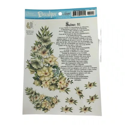 Decoupage Adesivo Sortido Unidade Importado
