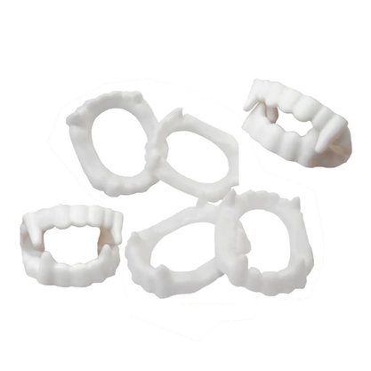 Dentadura Vampiro com 25 Unidades Halloween Importado