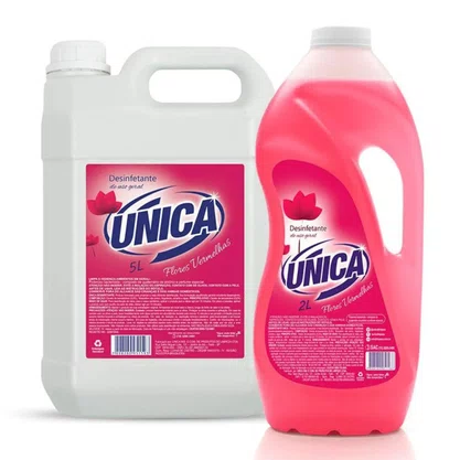 Desinfetante Flores Vermelhas 5 litros Unica