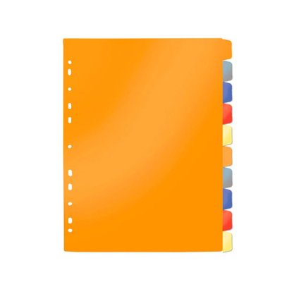 Divisória para Fichário A4 10 Matérias Com Janela DAC