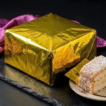 Embalagem para Bolo 20x22cm Ouro com 50 Unidades Cromus