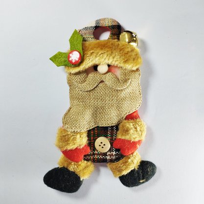Enfeite Natalino Papai Noel Corpo com Guizo 12cm Impulsetto