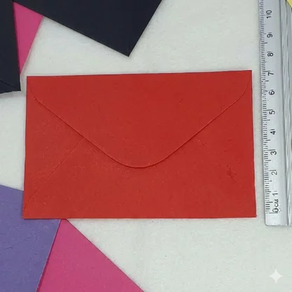 Envelope para Cartão de Visita Cores diversas 100 Unidades Scrity