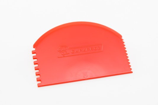 Espátula Raspadora 4 Funções 10x13cm Vermelho 3211 Caparroz