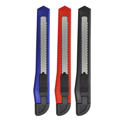 Estilete Estreito 9 mm B4001 Azul Bazze