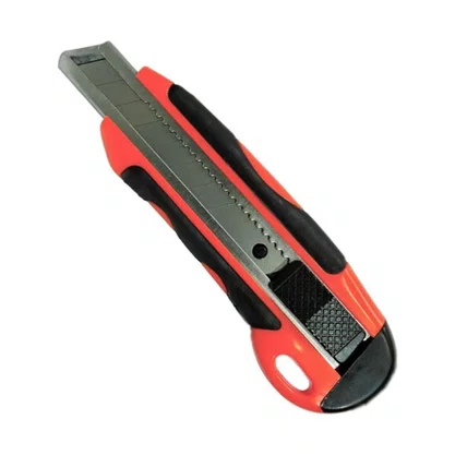 Estilete Largo 18mm Emborrachado C/ Grip Cis Ref. 168BC