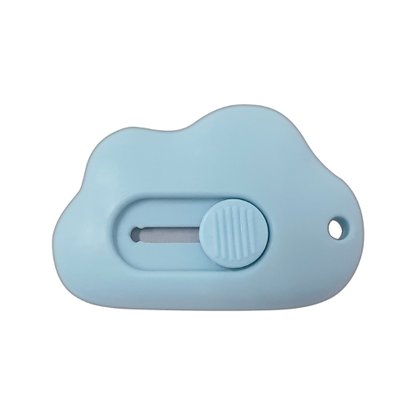 Estilete Mini Retrátil Portátil Azul Nuvem Tilibra