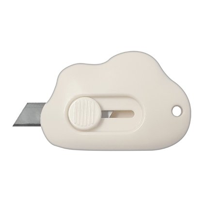 Estilete Mini Retrátil Portátil Branco Nuvem Tilibra