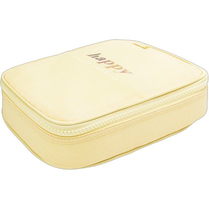 Estojo Box Amarelo Happy Tilibra