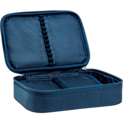 Estojo Box Azul Academié Tilibra