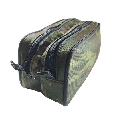 Estojo Duas Divisórias Médio Verde Camuflado Ac Bag