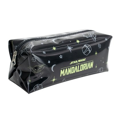 Estojo Uma Divisória Mandalorian Baby Yoda Star Wars DAC
