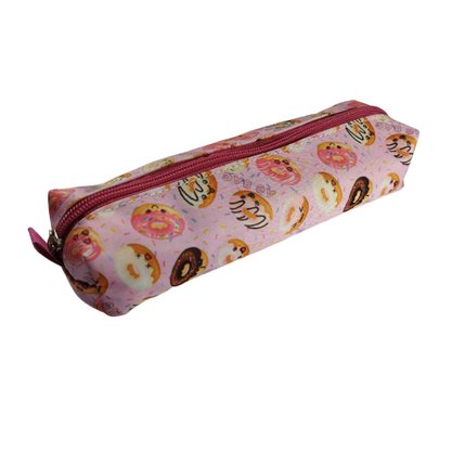 Estojo Uma Divisória Flat Pink Donuts Ac Bag