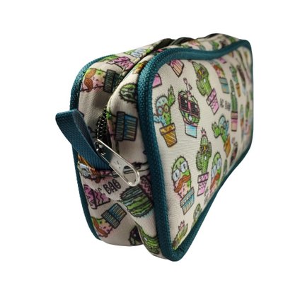 Estojo Uma Divisória Médio Cactus Ac Bag