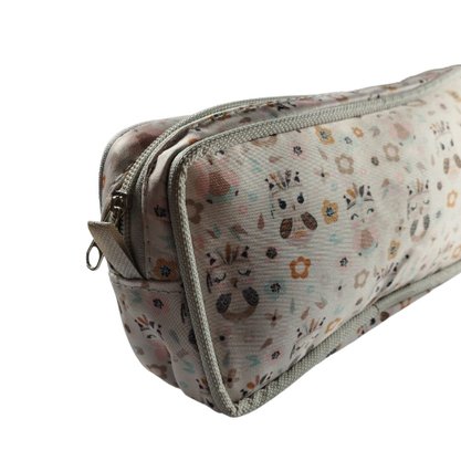 Estojo Uma Divisória Médio Corujinhas Ac Bag