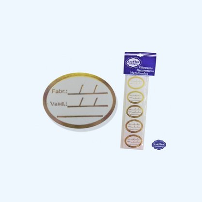 Etiqueta Fabricação / Validade C/ 100 Unidades Artflex