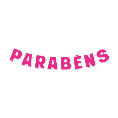 Faixa Parabéns Rosa Kaixote