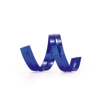Fecho Prático Metalizado 100 Unidades Azul 30cm Super Fecho