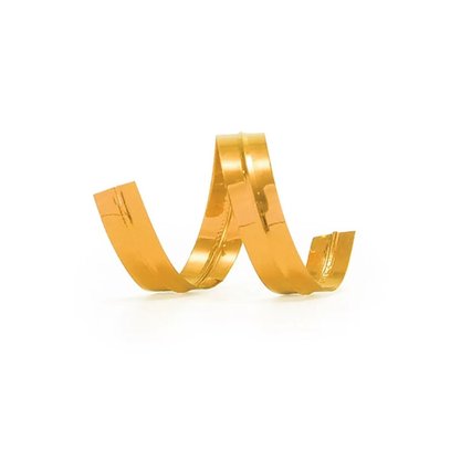 Fecho Prático Metalizado 100 Unidades Ouro 11cm Cromus