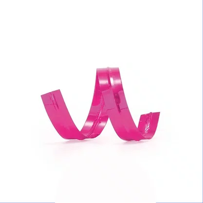 Fecho Prático Metalizado 100 Unidades Pink 11cm Silver