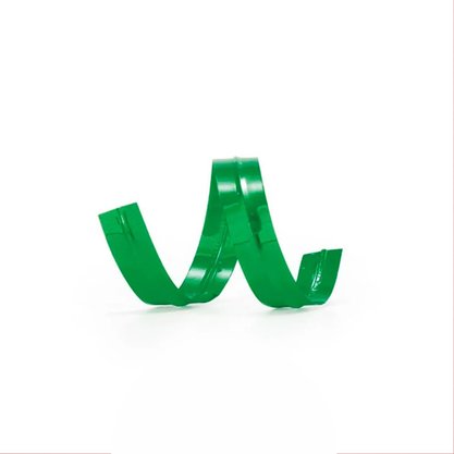 Fecho Prático Metalizado 100 Unidades Verde 30cm Cromus