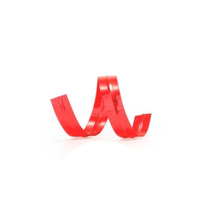 Fecho Prático Metalizado 100 Unidades Vermelho 11cm Cromus