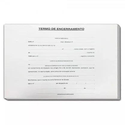 Ficha Registro Empregado Pequena 100 Fls Tamoio