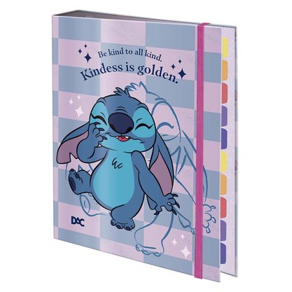 Fichário Argolado Colegial 48 Folhas Stitch Tilibra
