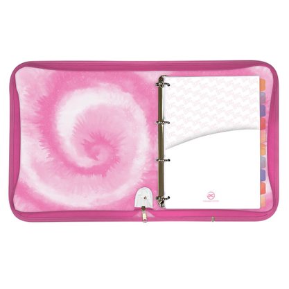 Fichário Argolado Univ Lume com Zíper Tie Dye DAC