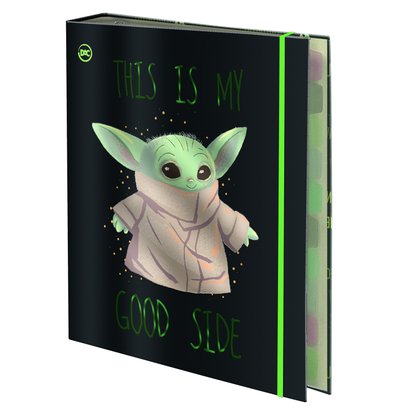 Fichário Argolado Universitário Star Wars Baby Yoda DAC