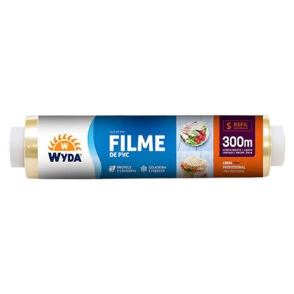Filme Pvc 45cmx300m Refil Wyda