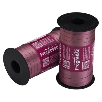 Fita Cetim 06mm Rose Gold Cor 344 C/ 100m Progresso