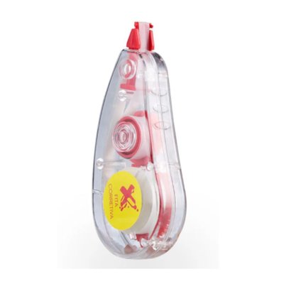 Fita Corretiva Branca 5Mm X 6 M Vermelho Maxprint