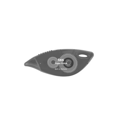 Fita Corretiva Branca 5mm x 6m Preto T006 Tilibra