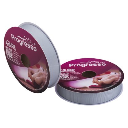 Fita de Gorgurão 22mm Prata Cor 084 C/ 40mt Progresso