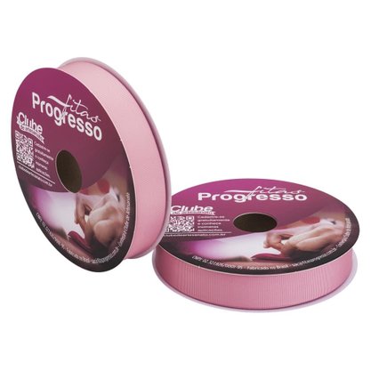 Fita Gorgurão 22mm Rosa Escuro Cor 240 Rolo 40 Metros Phfit