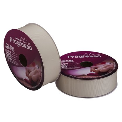 Fita Gorgurão Laço 38mm Off White Cor 690 C/ 40m