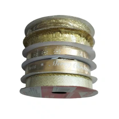 FITA OURO 1CMX3M DIVERSAS ESTAMPAS KIT C/ 5ROLOS 3M REF 1071913 CROMUS