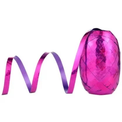 Fitilho Plástico Metalizado Roxo C/ 20m Silverplastic