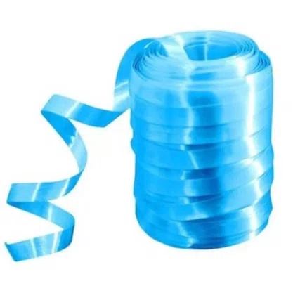 Fitilho Plástico Presente Azul Médio Aquarela C/ 50m