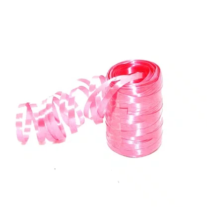 Fitilho Plástico Presente Rosa Médio Aquarela C/ 50m