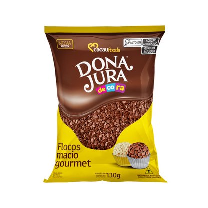 Flocos Chocolate Gourmet Macio Ao Leite 130g CacauFoods