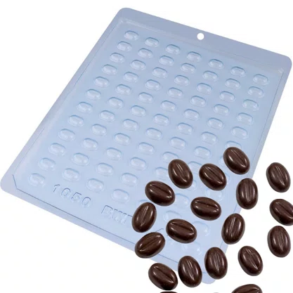 Forma Acetato Bombom Grão de Café Cód.1050 BWB
